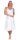 Damen 2 Teiler Kimono Negligé Nachtmantel Satinrobe mit Spitze; Ecru/XXL/44