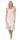 Damen Negligé Nachtwäsche Nachtkleid Dessous Satin;  Beige/L