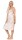 Damen Negligé Nachtwäsche Nachtkleid Dessous Satin;  Beige/L