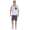 Herren Pyjama Short und T-Shirt Schlaf-Anzug; Grau XL/52