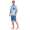 Herren Pyjama Short und T-Shirt Schlaf-Anzug; Grüngrau M/48