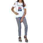 Mädchen Kinder Leggings gemustert in Baumwolle