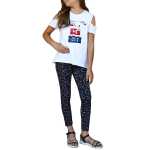 Mädchen Kinder Leggings gemustert in Baumwolle