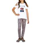 Mädchen Kinder Leggings gemustert in Baumwolle