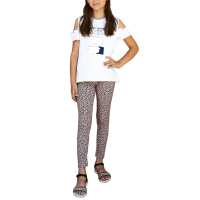 Mädchen Kinder Leggings gemustert in Baumwolle; Muster-1 92/98