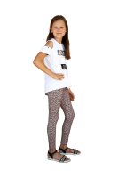 Mädchen Kinder Leggings gemustert in Baumwolle; Muster-1 128/134