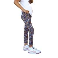 Mädchen Kinder Leggings gemustert in Baumwolle; Muster-3 128/134