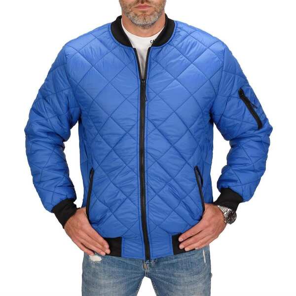 Herren Steppjacke Übergansjacke; Blau XL/52