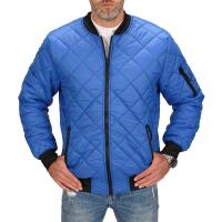 Herren Steppjacke Übergansjacke; Blau XXL/54
