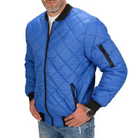 Herren Steppjacke Übergansjacke; Blau XXL/54