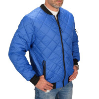 Herren Steppjacke Übergansjacke; Blau XXL/54