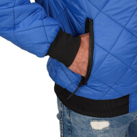 Herren Steppjacke Übergansjacke; Blau XXL/54
