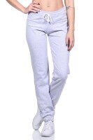 Damen Jogginghose lang Sport-Hose Baumwolle mit Tasche;