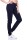 Damen Jogginghose lang Sport-Hose Baumwolle mit Tasche;