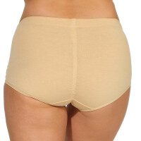 Damen Unterhose Mieder Slip; Hautfarbe XXL/44