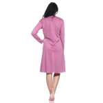 Damen Nachtkleid Nachthemd Sleepshirt mit Knopfleiste;