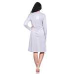 Damen Nachtkleid Nachthemd Sleepshirt mit Knopfleiste;