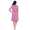 Damen Nachtkleid Nachthemd Sleepshirt mit Knopfleiste;