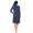 Damen Nachtkleid Nachthemd Sleepshirt mit Knopfleiste;
