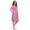 Damen Nachtkleid Nachthemd Sleepshirt mit Knopfleiste;