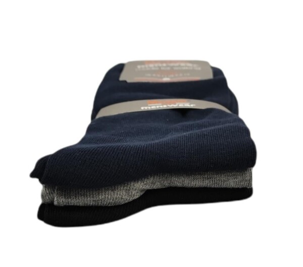 Herren Socken in klassischer Form 3er Set Freizeit Anzug Business Strümpfe 39-42 Mix 2