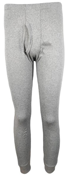 Herren Unterhose Thermo Funktionsunterhose lange Unterhosen; Grau/L