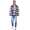 Herren Holzfäller Hemd Thermohemd Sweatshirt Fleece Kariert Jacke, Gr. Grafit-Weiß/M