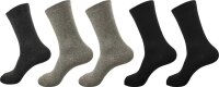 Herren Business Socken Baumwolle ohne Gummi; 5 Paar 39-42...