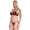 Damen Dessous Set Bügel BH Slip Push-Up String-Tanga Unterwäsche Rot 85 Cup B