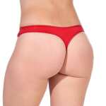 Push-up-BH mit Panty Set; Rot 80 Cup B