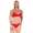 Push-up-BH mit Panty Set; Rot 80 Cup B