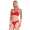 Push-up-BH mit Panty Set; Rot 80 Cup B