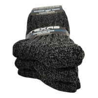 3 Paar Wintersocken Woll-Socken Strick, Anthrazit/39-42