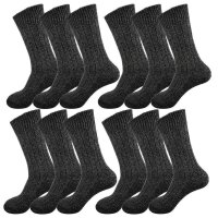 Wintersocken mit Schafwoll-socken Strick; 12 Paar...