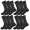 Wintersocken mit Schafwoll-socken Strick; 12 Paar Anthrazit 43-46