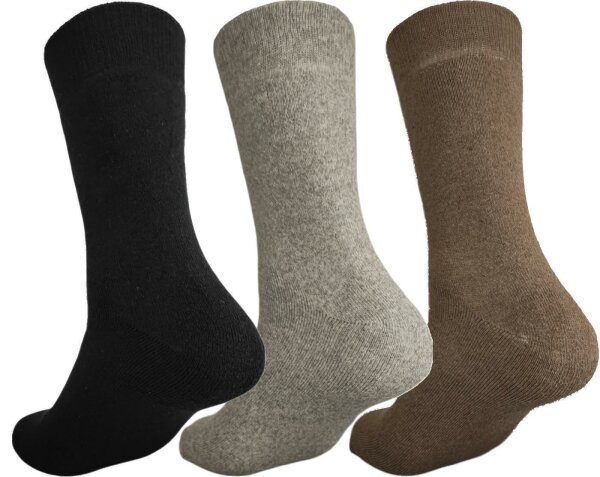 3 Paar Damen Wintersocken Thermo Socken Warm Baumwolle;