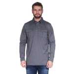 Herren Langarm Poloshirt mit Brusttaschen – Sportlich & Bequem – Pflegeleicht und Vielseitig