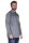 Herren Polo Shirt Langarm Longsleeve mit Brusttaschen; Grau 3XL