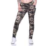 Damen Jogginghose Hohe Taille Thermo Sporthose Freizeithose mit Taschen,