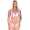 Damen Dessous Set Bügel BH Slip Push-Up String-Tanga Unterwäsche Pink 90 Cup A