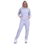 Damen Nicki Jogginganzug Freizeitanzug Kapuzenpullover; S M L XL 2XL