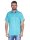 Herren Poloshirt T-Shirt Polo-Hemd Kurzarm, Türkis/XL/54