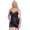 Damen Satin Nachtwäsche Pyjama Set Shorty Satin mit Spitze;