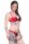 Damen Dessous Set Bügel BH Slip Push-Up String-Tanga Unterwäsche Cup B Rot 80