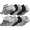 12 Paar Damen Sneaker Socken mit Muster Baumwolle, 35-38 39-42