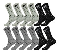 12 Paar Kinder Kniestrümpfe Socken mit Muster, 31-34...