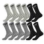 12 Paar Kinder Kniestrümpfe Socken mit Muster, 31-34 35-38 39-42