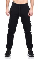 Herren Jogginghose mit Cargo-Taschen Schwarz  L