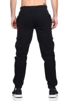 Herren Jogginghose mit Cargo-Taschen Schwarz  L