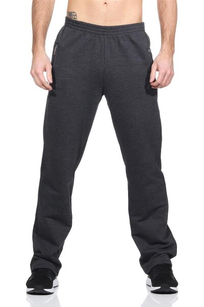 Herren Jogginghose mit Taschen; Anthrazit M